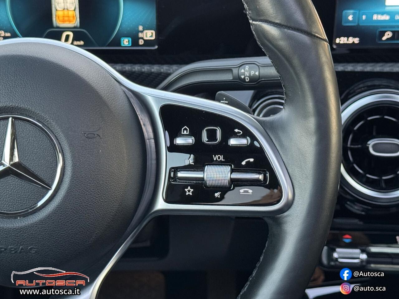 Mercedes Classe A 180 d Automatic TETTO-ACC-PELLE