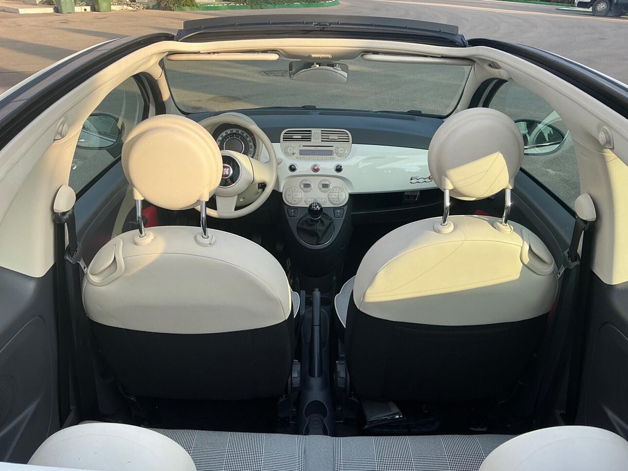 FIAT 500 POP 1.2 BENZINA CABRIO-2014