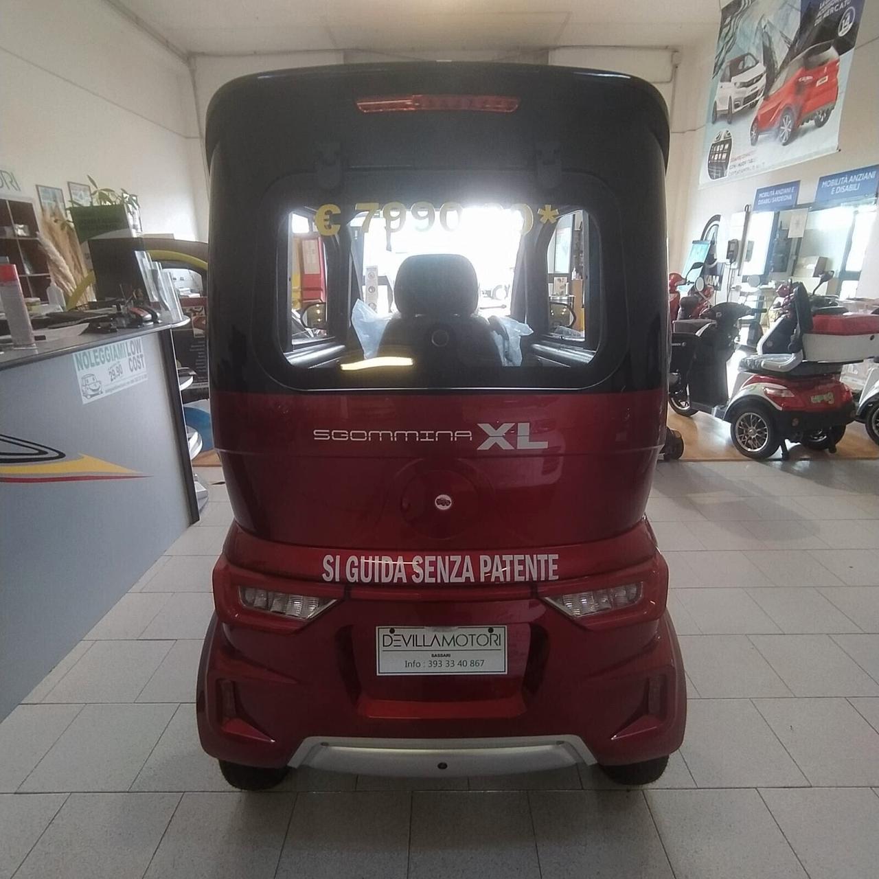 SGOMMINA XL - QUADRICICLO ELETTRICO PER ANZIANI E DISABILI NOVITA' 2025 IN PRONTA CONSEGNA