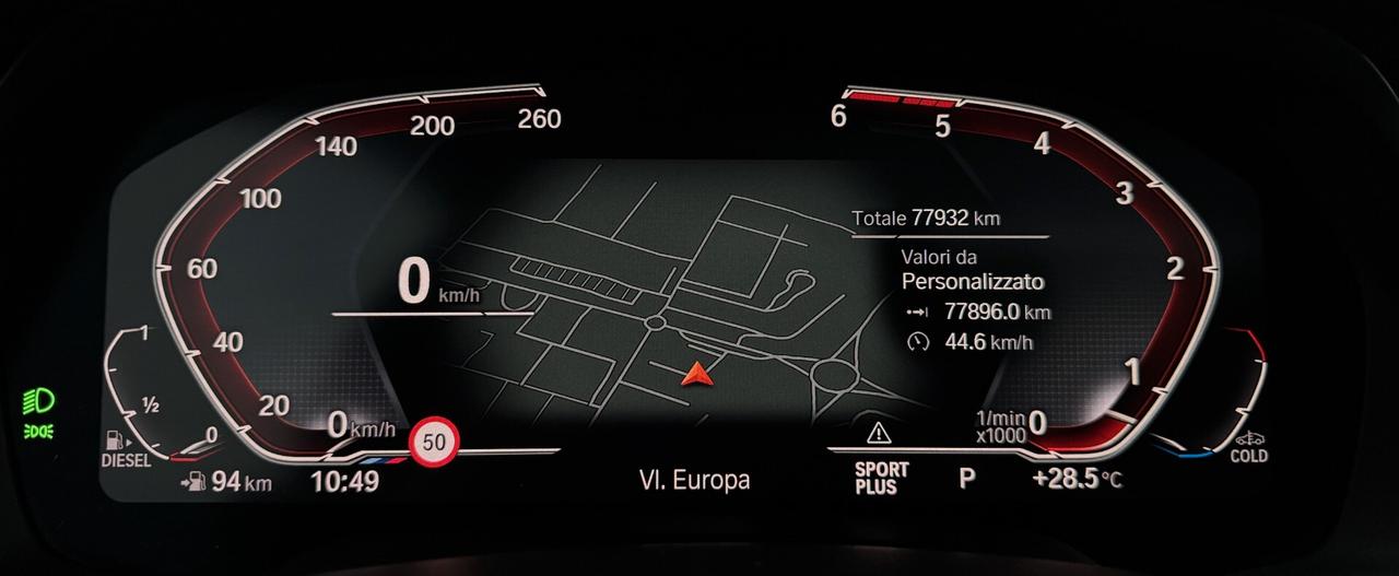 BMW X6 40d MSport Xdrive mhev 3.0cc 340cv Tagliandi Ufficiali Tetto Apribile