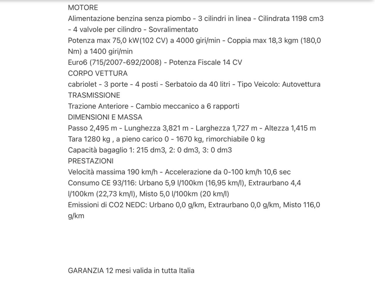 Mini 1.5 One Cabrio Perfetta