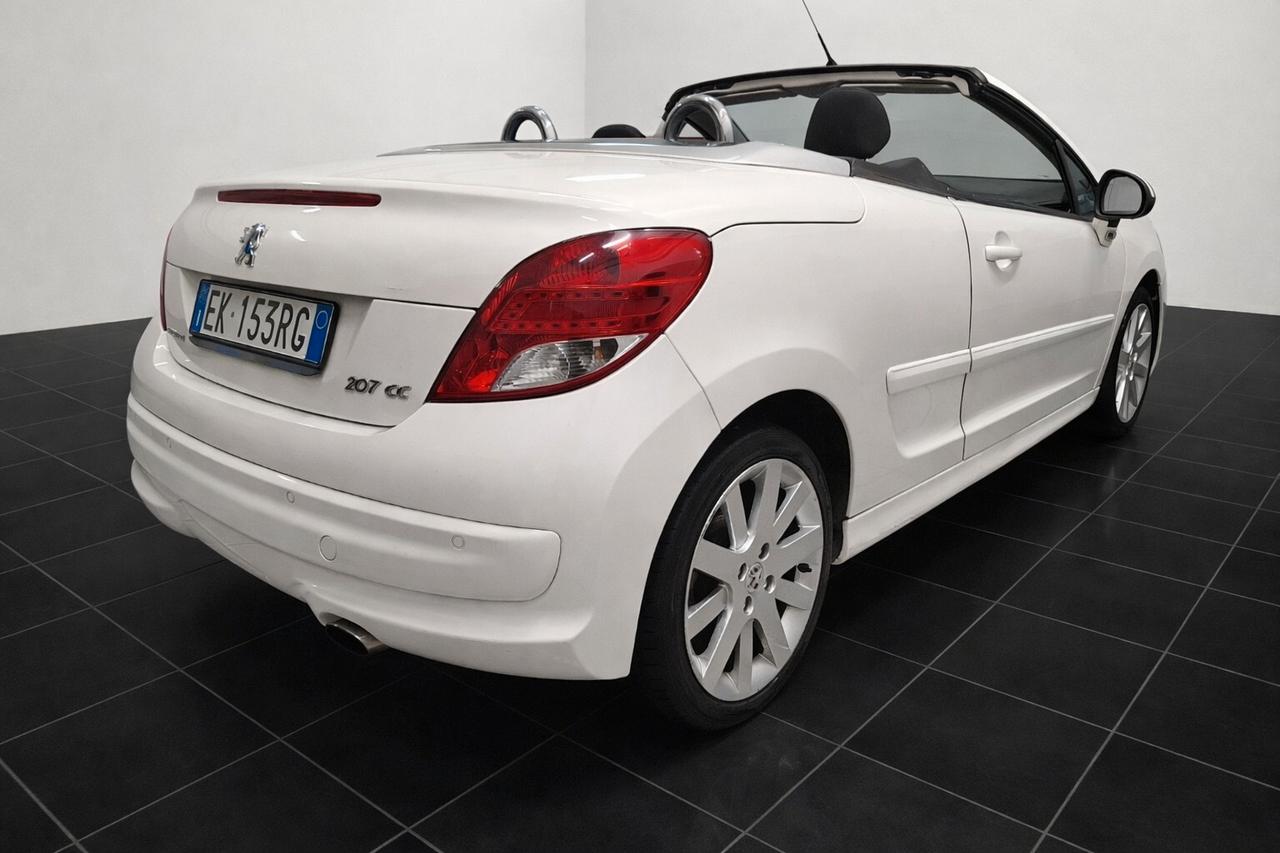 Peugeot 207 1.6 VTi 120CV CC Allure €5 CABRIO NEOPAT 60.000KM UNICOPROPIETARIO