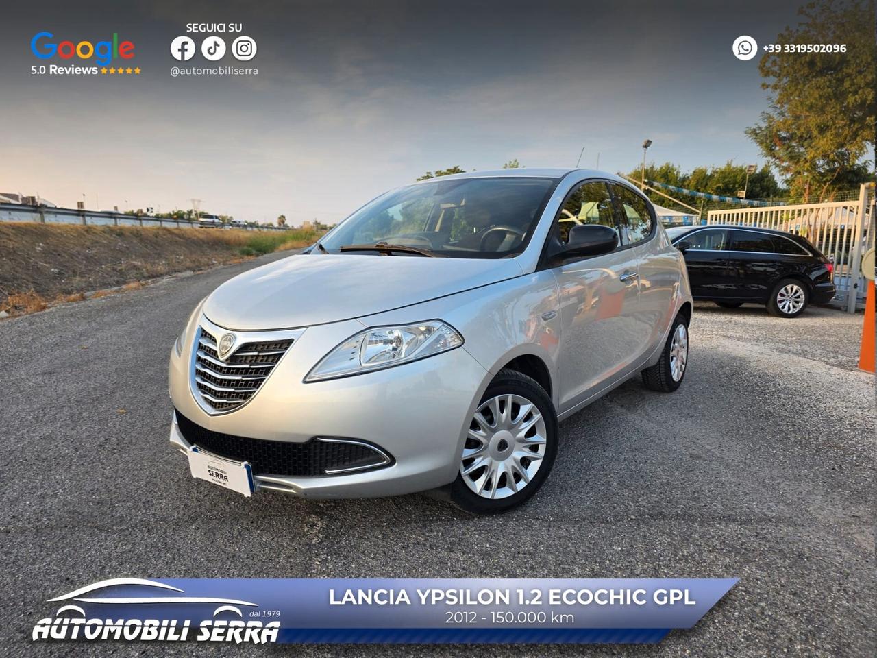 Lancia Ypsilon 1.2 69 CV 5 porte GPL Ecochic Silver
