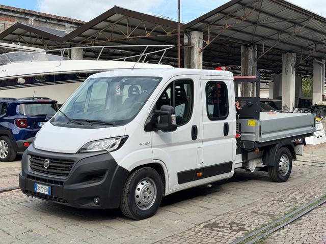 FIAT Ducato 140CV DOPPIA CABINA GRU E CASSONE FISSO