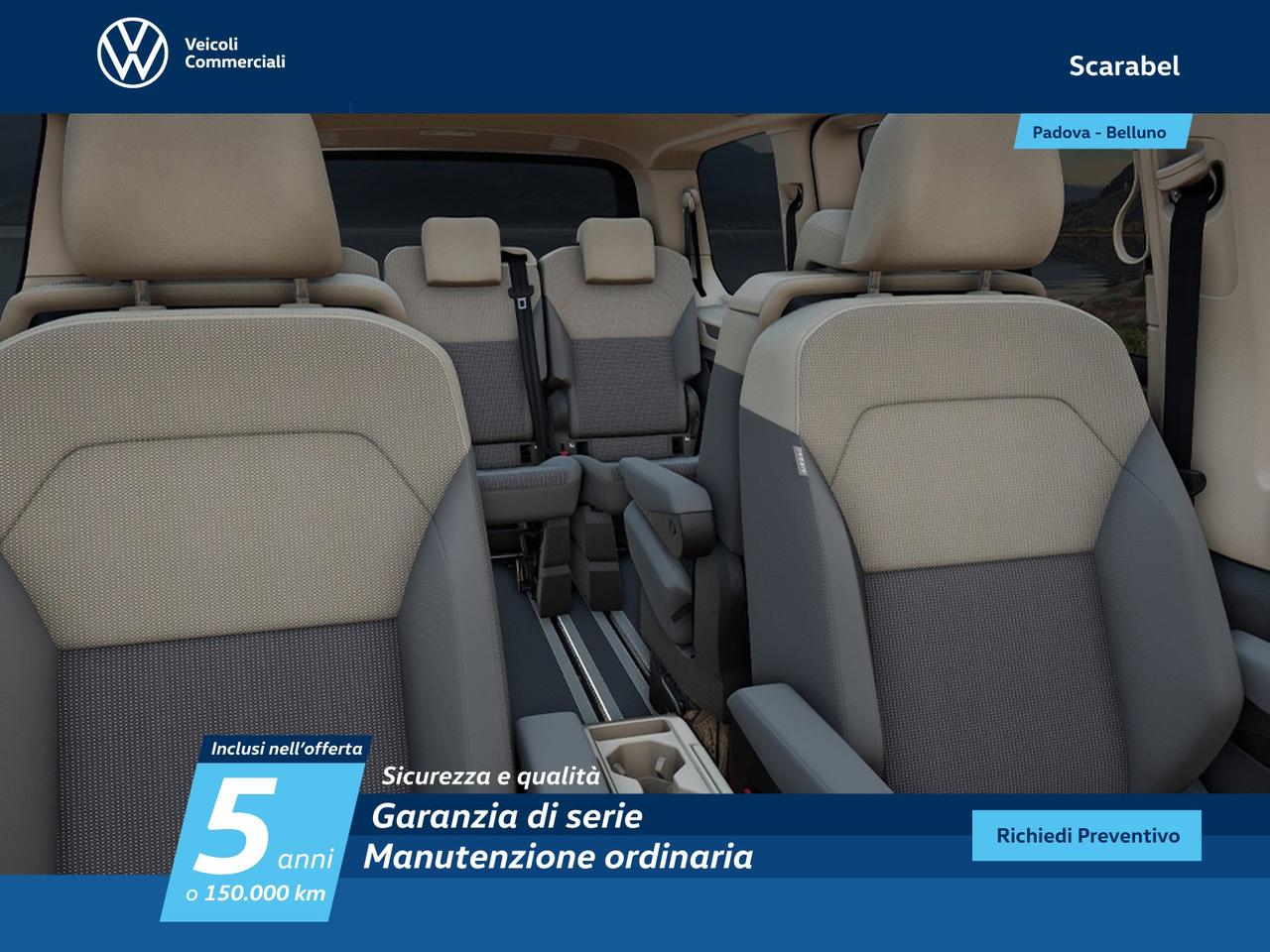 Volkswagen T7 Multivan lungo 2.0 tdi life 150cv dsg 7p.ti