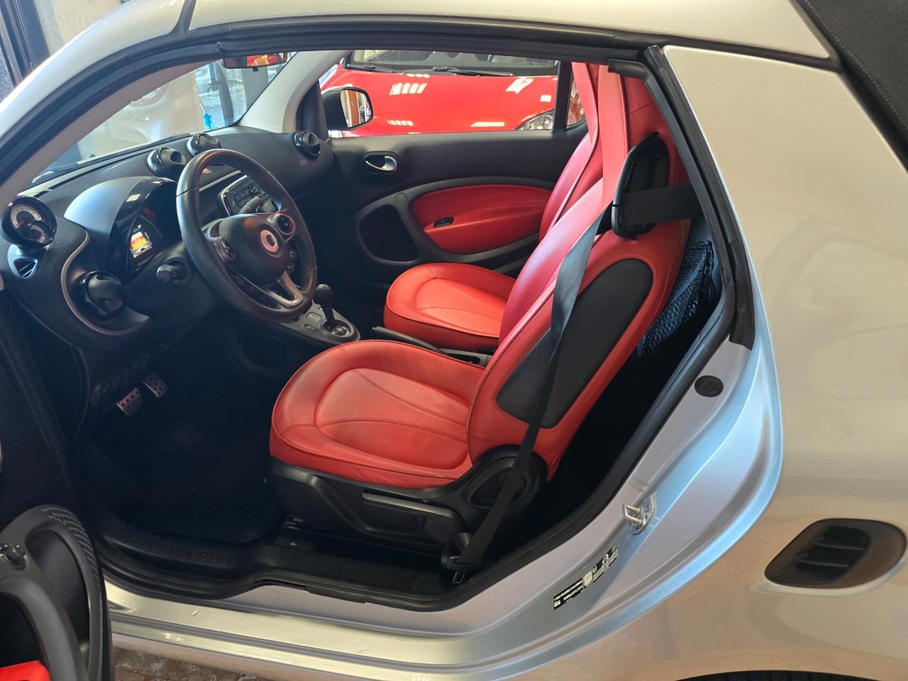 SMART FORTWO 1.0 71CV TWINAMIC SUPERPASSION CABRIO ARGENTO MET PELLE CARTIER COME NUOVA FATTURABILE IVA ESPOSTA OK NEOPATENTATI