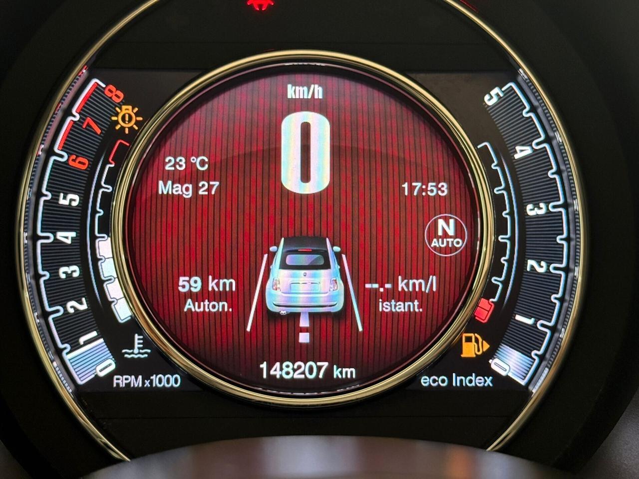 FIAT 500C 1.2 69CV AUTOMATICA CABRIO 2015