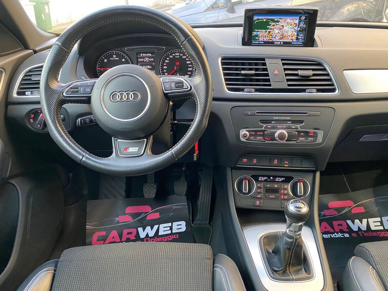 AUDI Q3 S-LINE 2.0 TDI NAVY LED Cam 2017