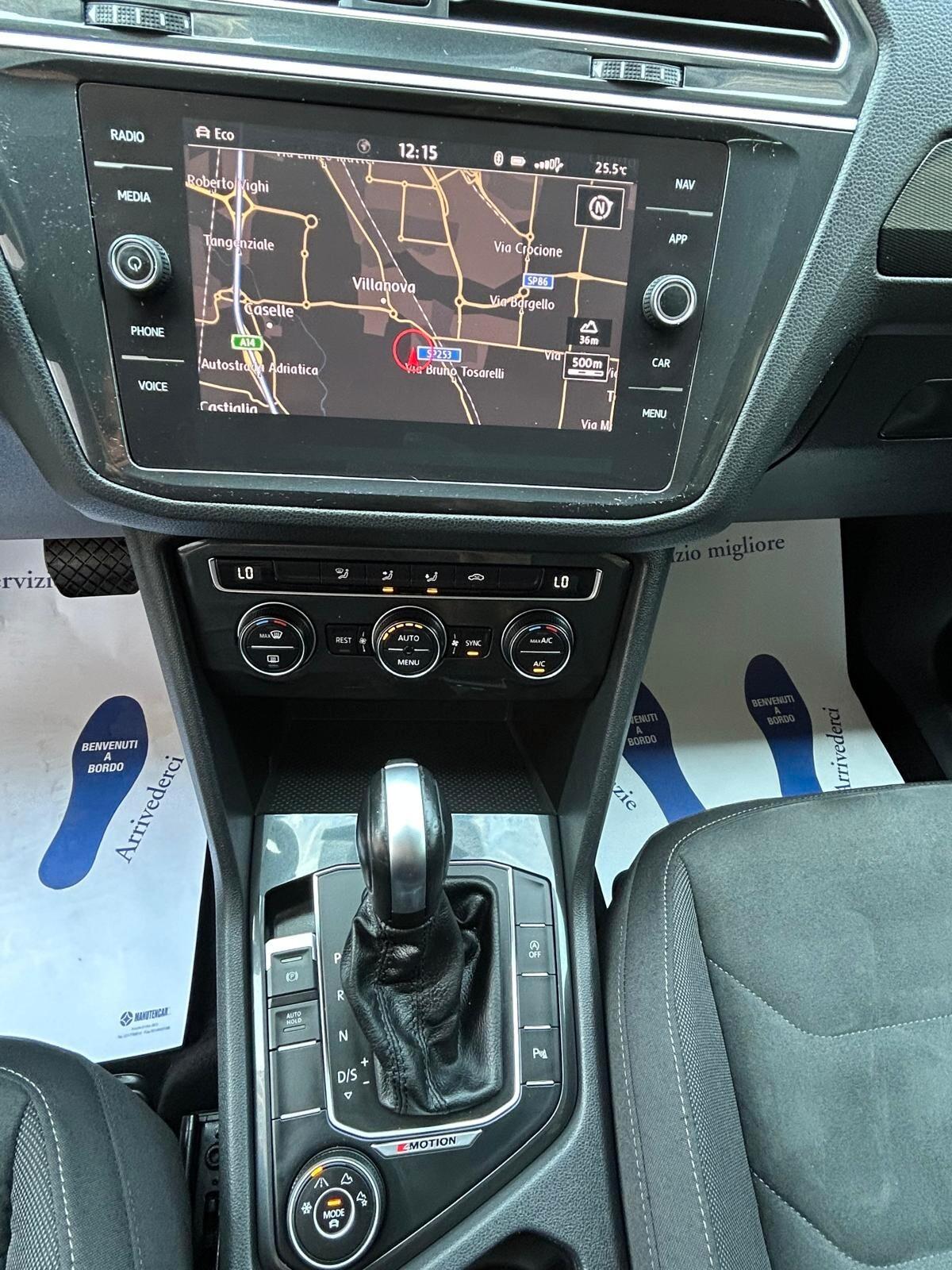 Volkswagen Tiguan 2.0 TDI SCR DSG 4MOTION Advanced INTERNI IN ALCANTARA