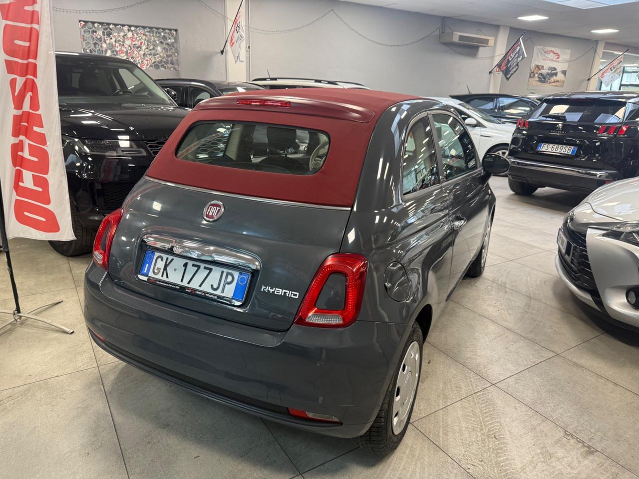 Fiat 500 C 1.0 Hybrid Red 69CV Ok Neopatentati