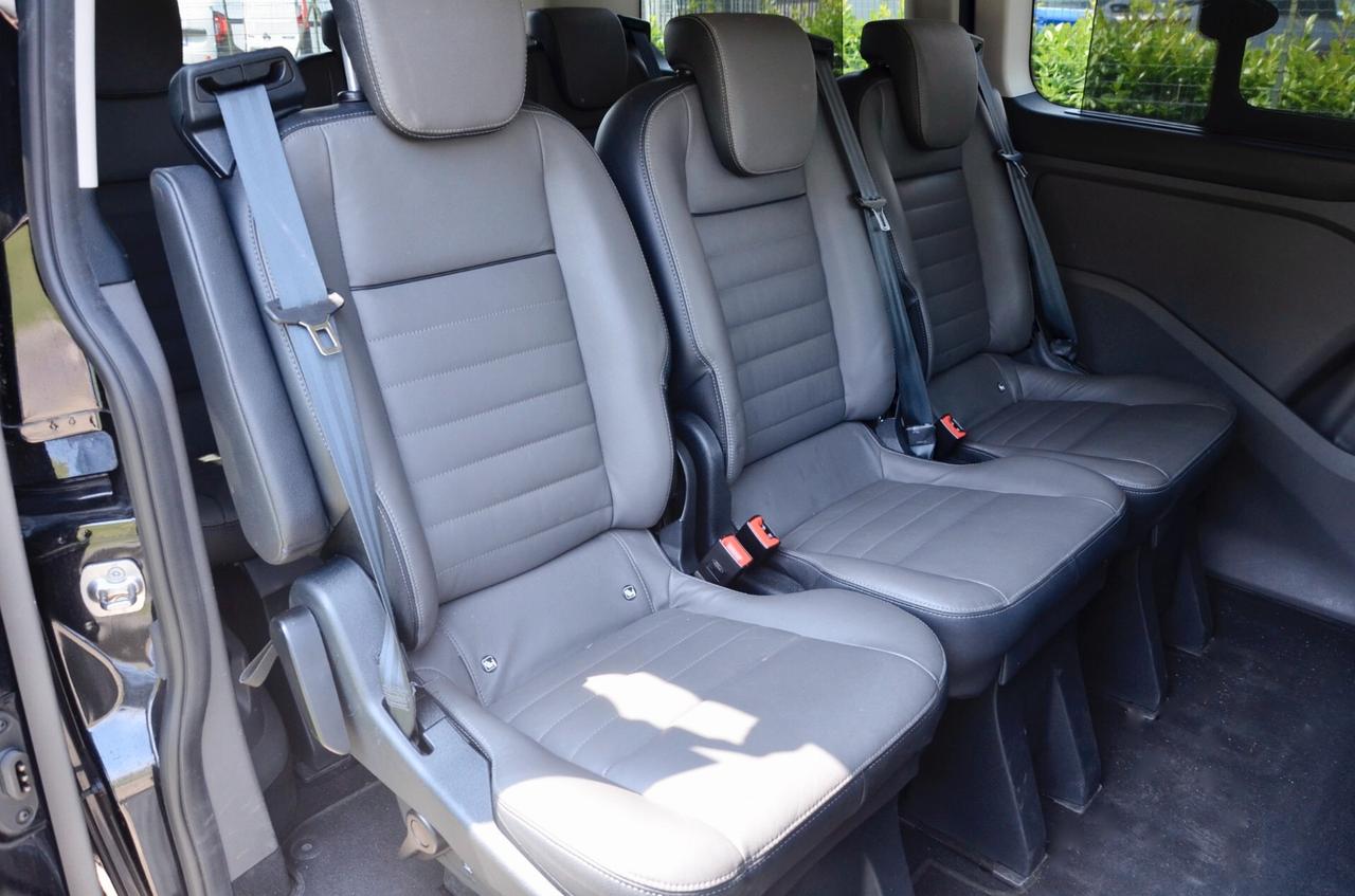 FORD TOURNEO CUSTOM 2.0 ECOBLUE TITANIUM X 185cv AUTO, 8 POSTI, UFF ITALIANA, SERVICE UFF FORD, EURO 6D, RETROCAMERA, APPLE ANDROID, PERMUTE