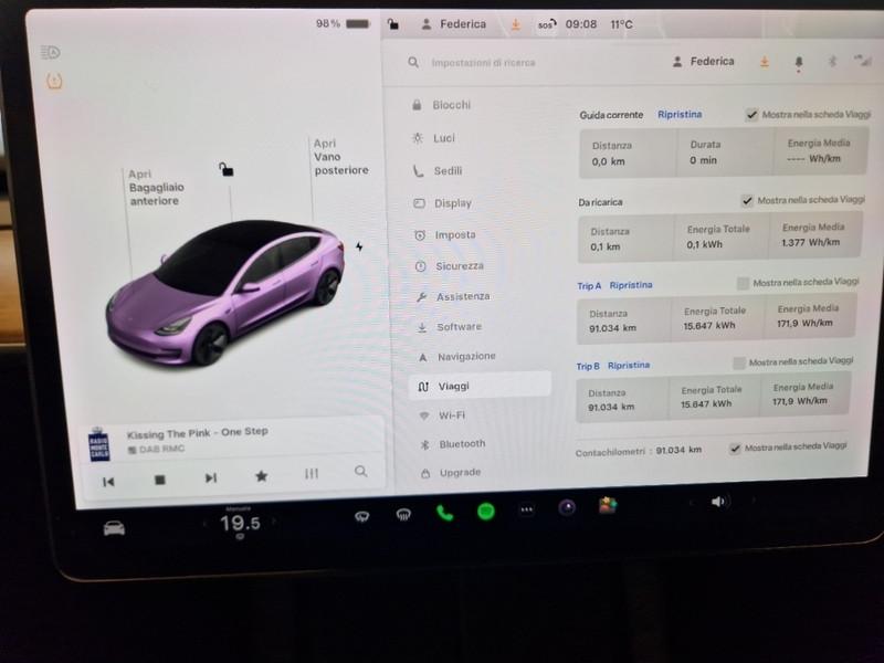 TESLA MODEL 3 75 kWh Long Range Dual Motor AWD 4 PORTE BERLINA