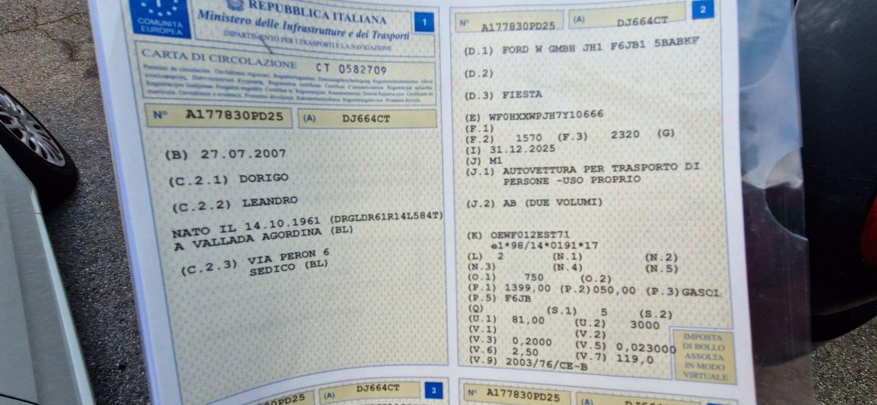 Ford Fiesta 1.4 TDCi 5p. Ghia per export