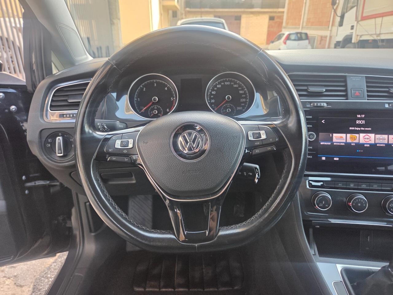VW GOLF 7.5 ANNO 2019 1.6 TDI 115 CV LED NAVIG KM CERTIF