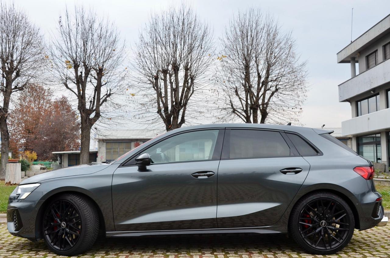 AUDI S3 SPB 2.0 TFSI QUATTRO 310cv S-TRONIC, GARANZIA AUDI 1/28, SERVICE AUDI, UFF ITALIANA, EURO 6D, MATRIX, BANG&OLUFSEN, DYNAMIC PACK, SCARICO, RETROCAMERA, PERMUTE