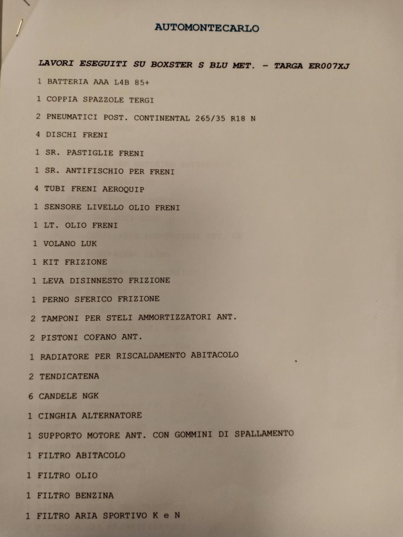 Porsche Boxster 3.2i 24V cat S