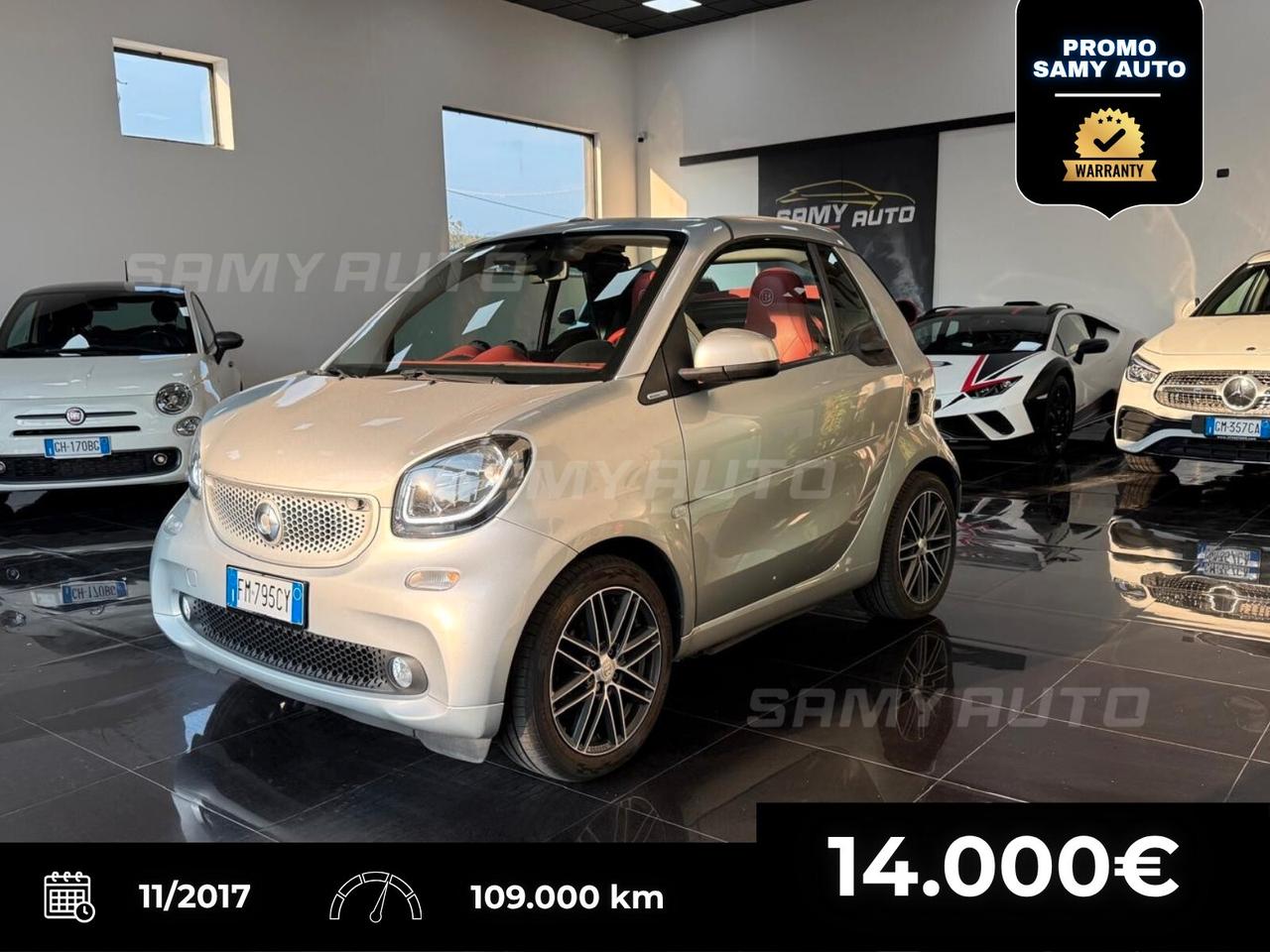 smart forTwo Cabrio 0.9 t Brabus Edition 90cv twinamic