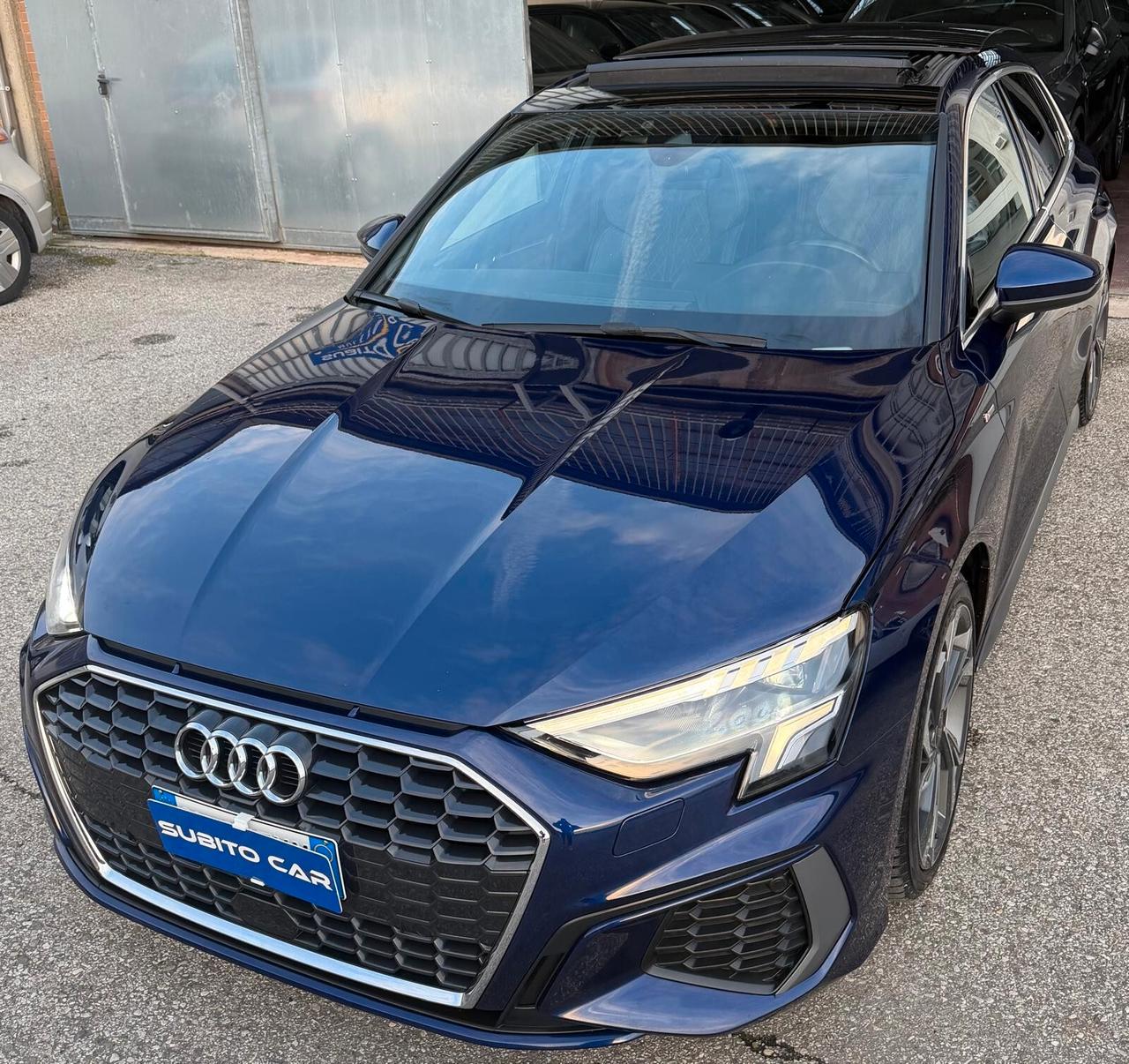 Audi A3 SPB 35 TDI S tronic line edition TETTO APRIBILE INTERNI PELLE E ALCANTARA S-LINE