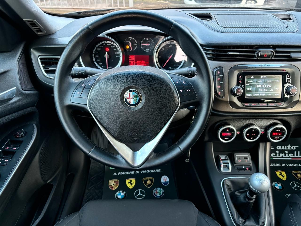 Alfa Romeo Giulietta 1.6 JTDm-2 105 CV Exclusive KM 117.000 CERTIFICATI