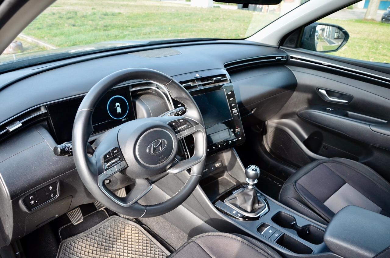 HYUNDAI TUCSON 1.6 T-GDI MHEV 48V XTECH 2wd 150cv, UNICOPROPRIETARIO, GAR. UFFICIALE, SERVICE HYUNDAI, BOLLO 1/27, RETROCAMERA, PERMUTE