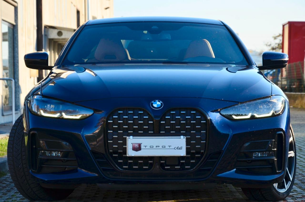 BMW 420d COUPE MHEV 48V MSPORT 190cv AUTO, UNICOPROPRIETARIO, SERVICE UFF BMW, UFF ITALIANA, EURO 6D, 19", NAVI, RETROCAMERA, PERMUTE