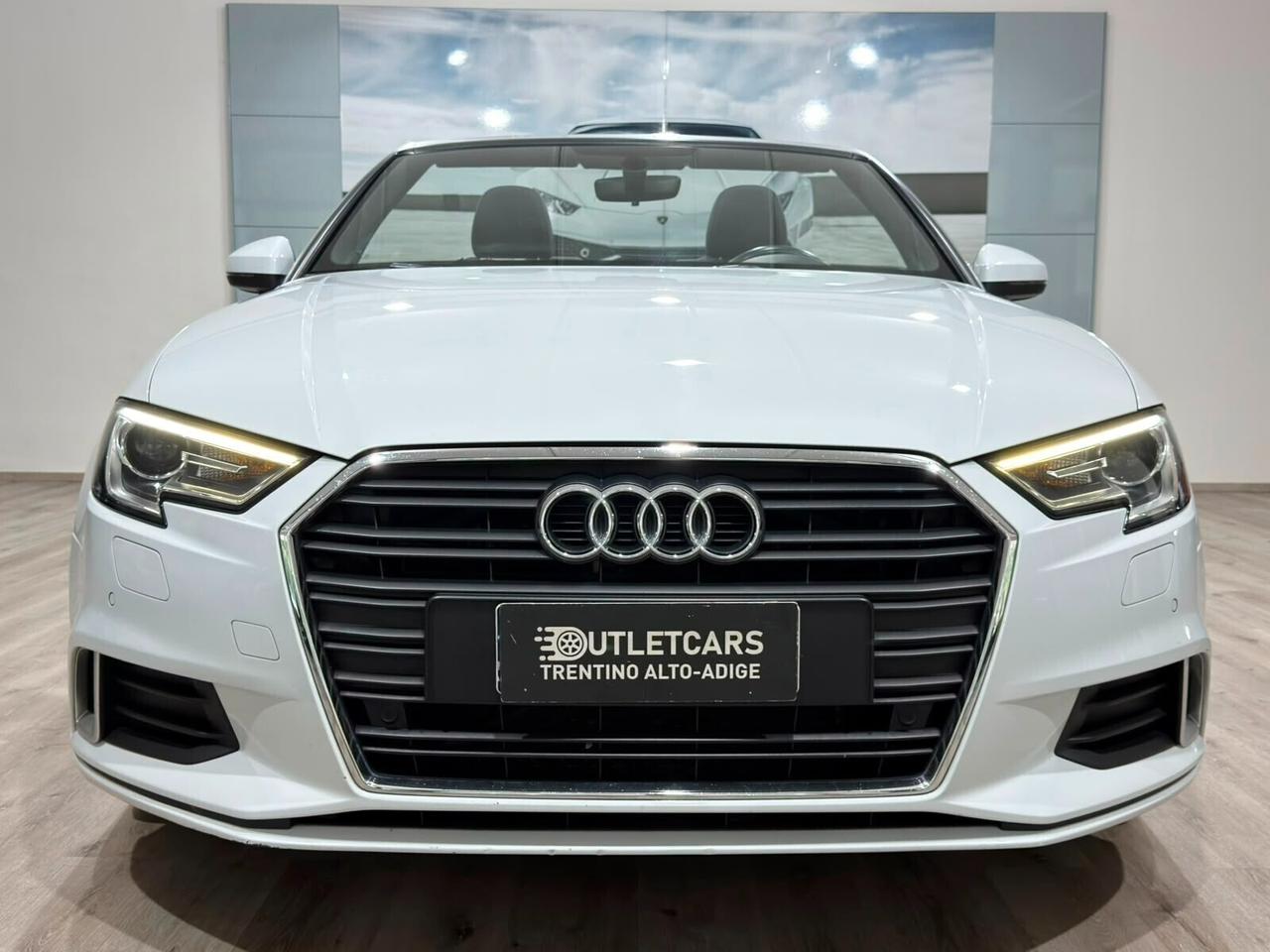 AUDI A3 CABRIO 1.6TDI 116CV SPORT 2018 LED/SENSORI