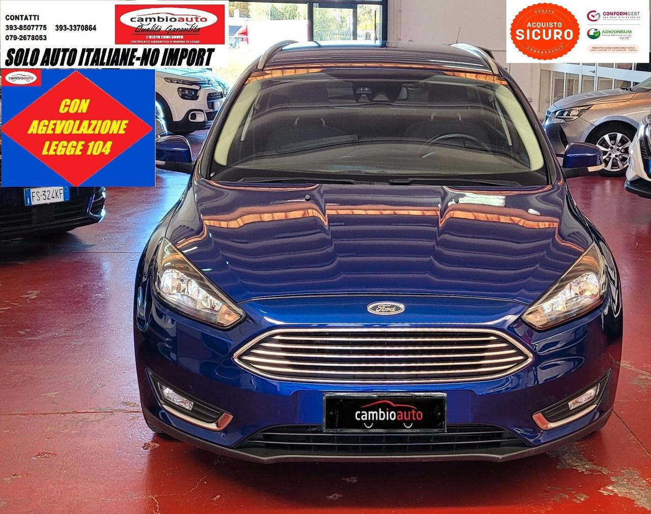 Ford Focus 1.5 TDCi 120 CV Start&Stop SW Titanium Business
