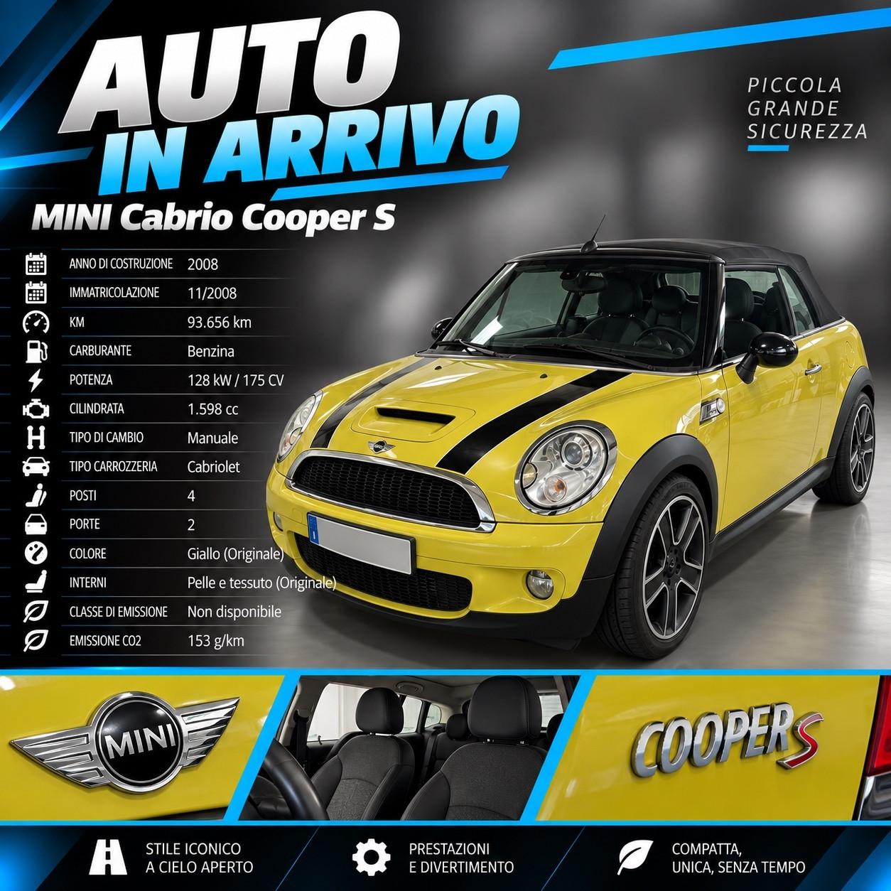 Mini 1.6 16V Cooper S Salt Cabrio