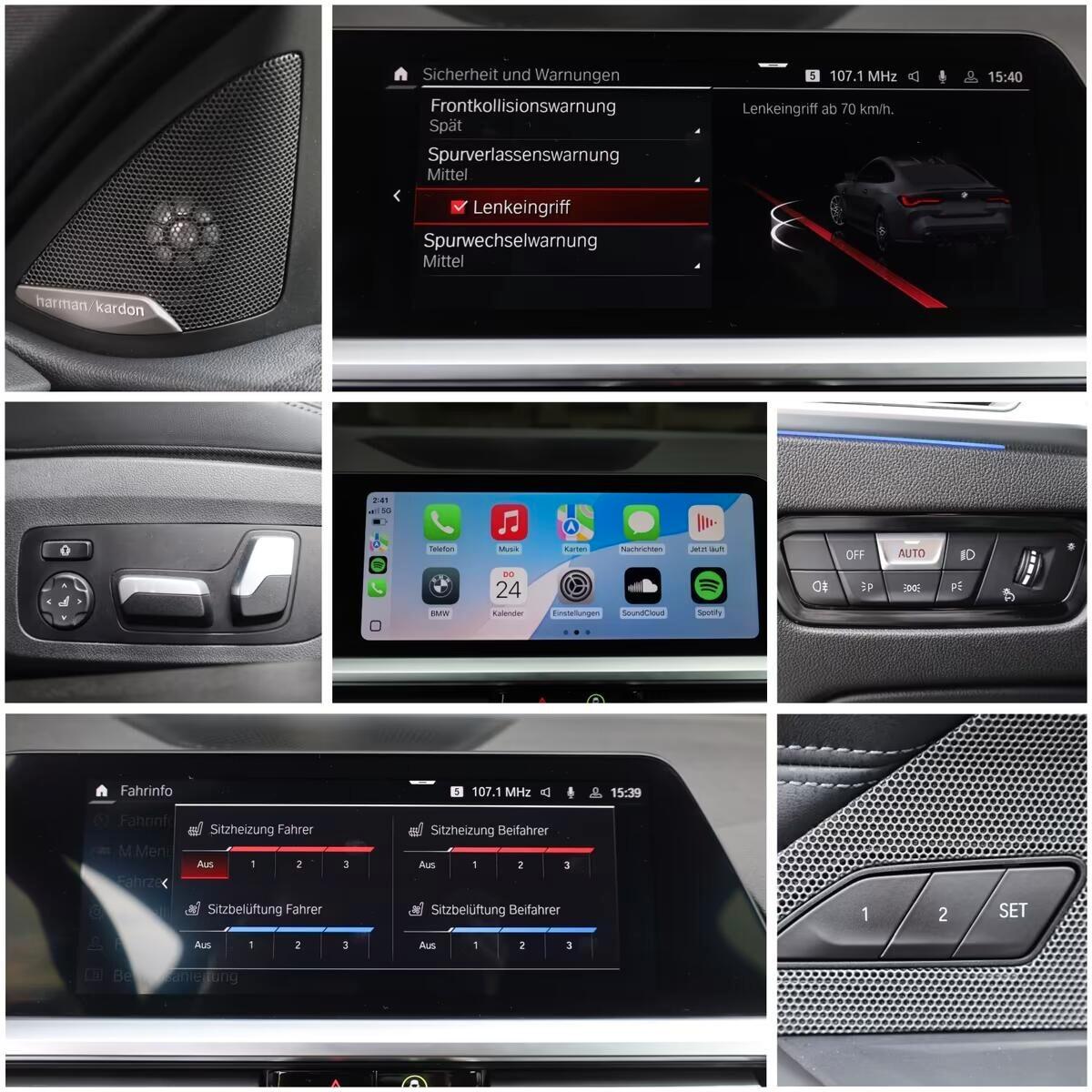 Bmw M4 M4/360*/HUD/HK/TOTW/PDC/APPLE/WIFI/SHZ/R19*20 !!Finanzio Fini a 180 Mesi Ant 0 rata 200 mese!!