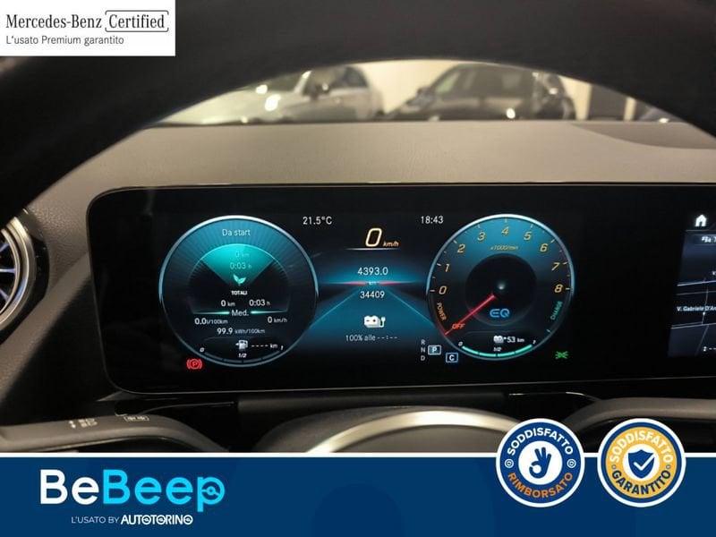 Mercedes-Benz Classe B B 250 E PLUG-IN HYBRID(E-EQ-POWER) SPORT PLUS AUTO