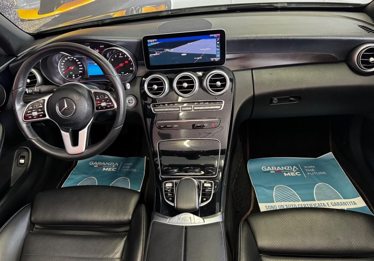MERCEDES C200 EQ-BOOSTCABRIO PREMIUM CERTIFICATA OK PERMUTE GARANZIA INCLUSA