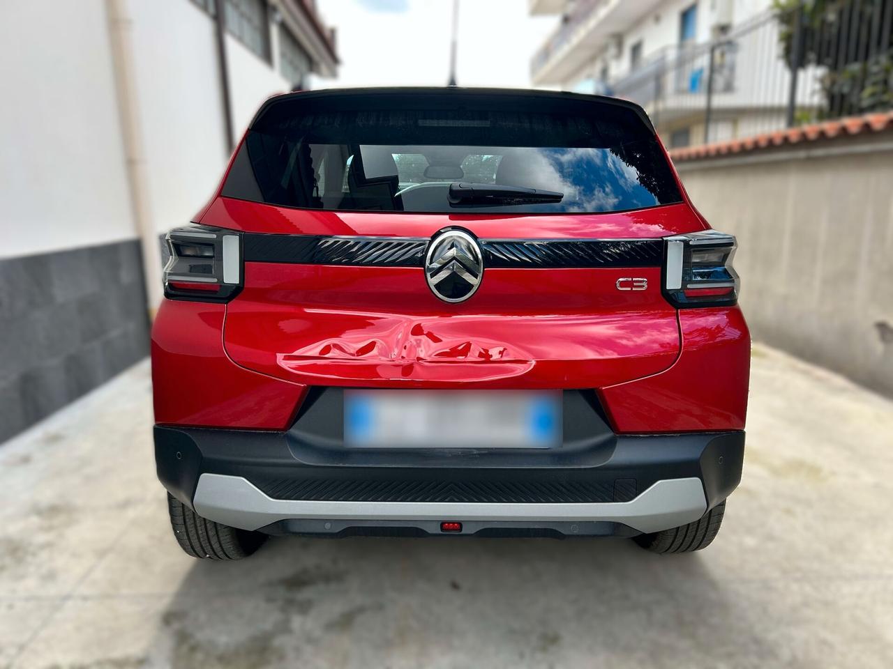 Citroen C3 *2025* 1.2 Benz 100CV - MAX Incidentata