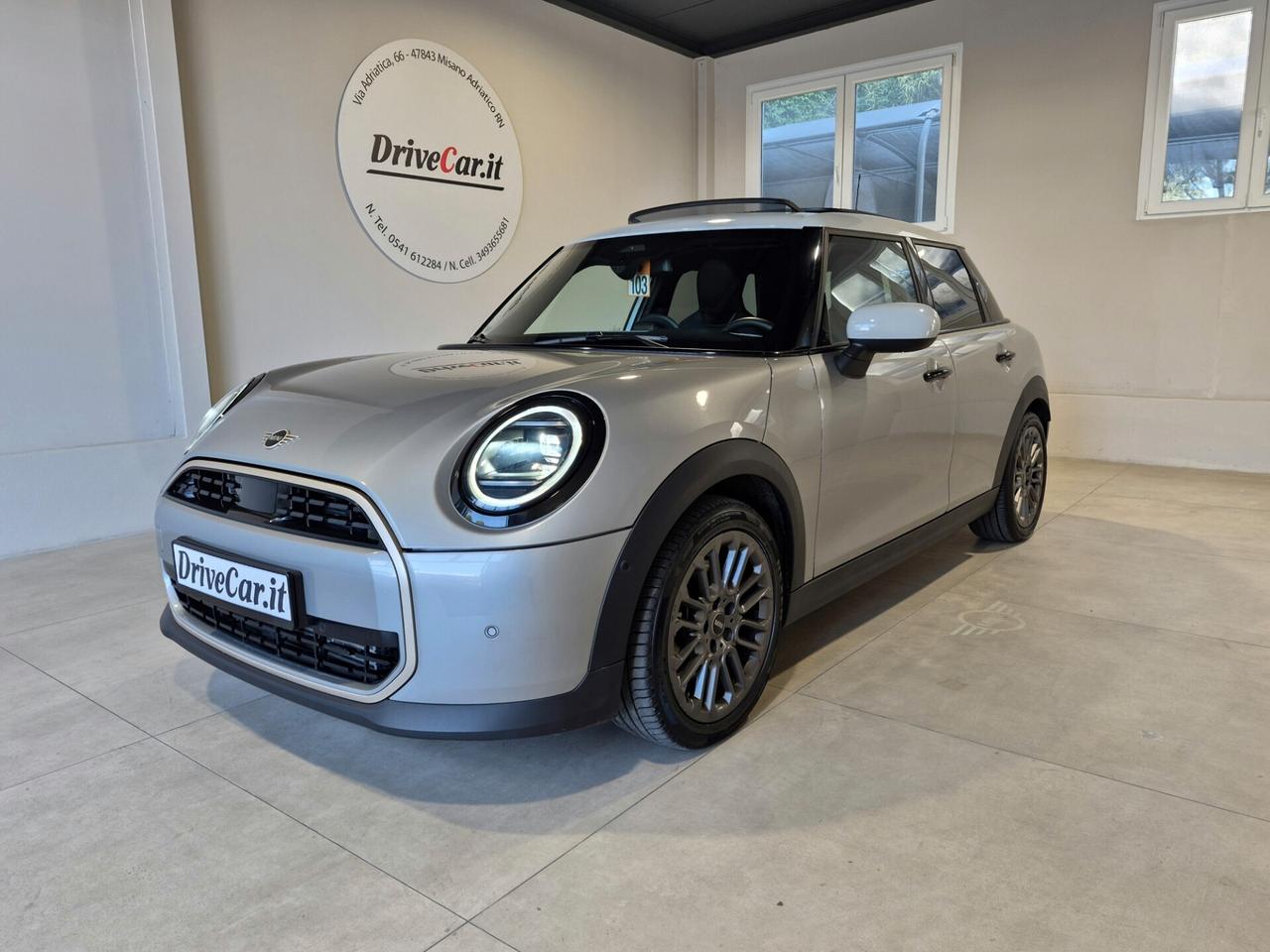 MINI Cooper C BENZINA 5 PORTE *NUOVO MODELLO* TETTO APRIBILE SEDILI SPORT. PELLE JCW LED NAVI CARPLAY V. PRIVACY HEAD-UP DISPLAY