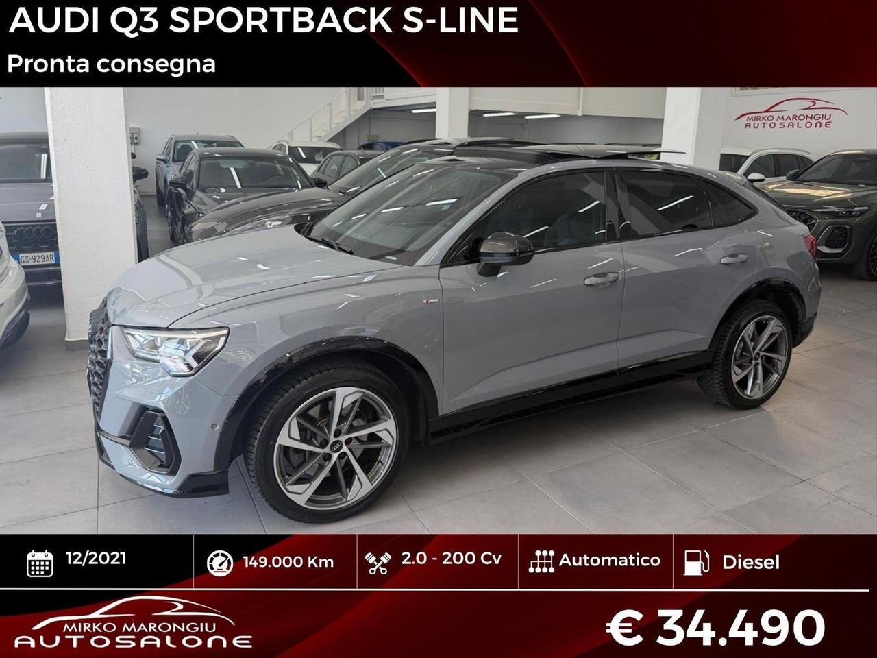 Audi Q3 SPB 200 Cv quattro S tronic FINANZIABILE