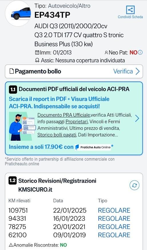 Audi Q3 2.0 TDI quattro