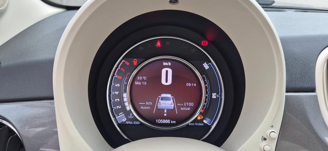 FIAT 500 BENZINA 1.2 69CV LOUNGE 09/2015