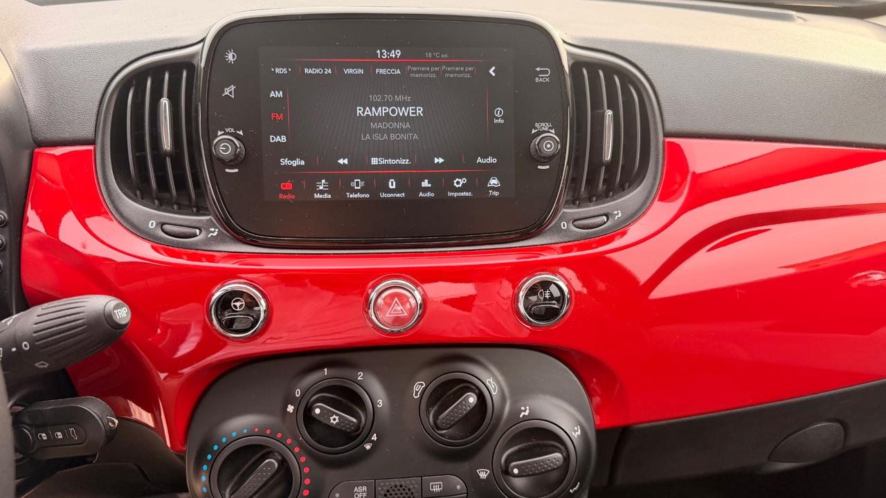 Fiat 500 1.0 Hybrid Red