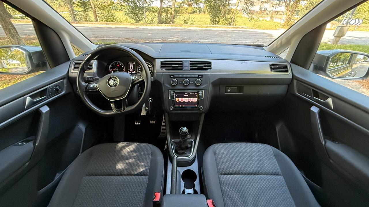 Volkswagen Caddy 1.4 TGI METANO + GANCIO TRAINO REMOVIBILE