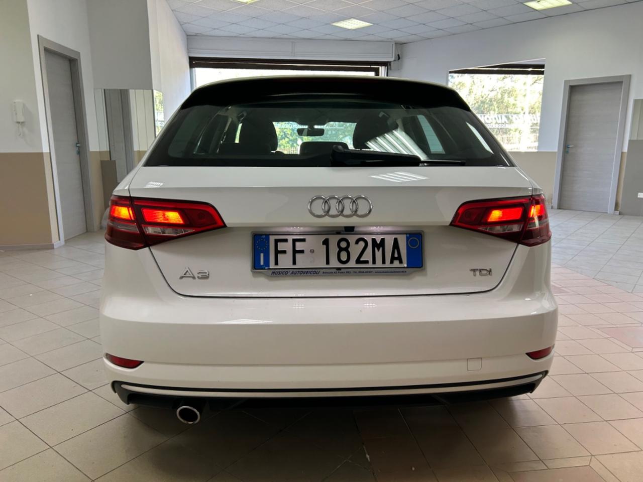 Audi A3 SPB 1.6 TDI 110 cv anno 2016