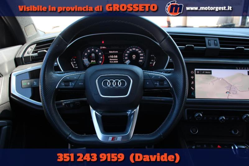 Audi Q3 Sportback 45 2.0 tfsi S line edition quattro 245cv s.-tronic