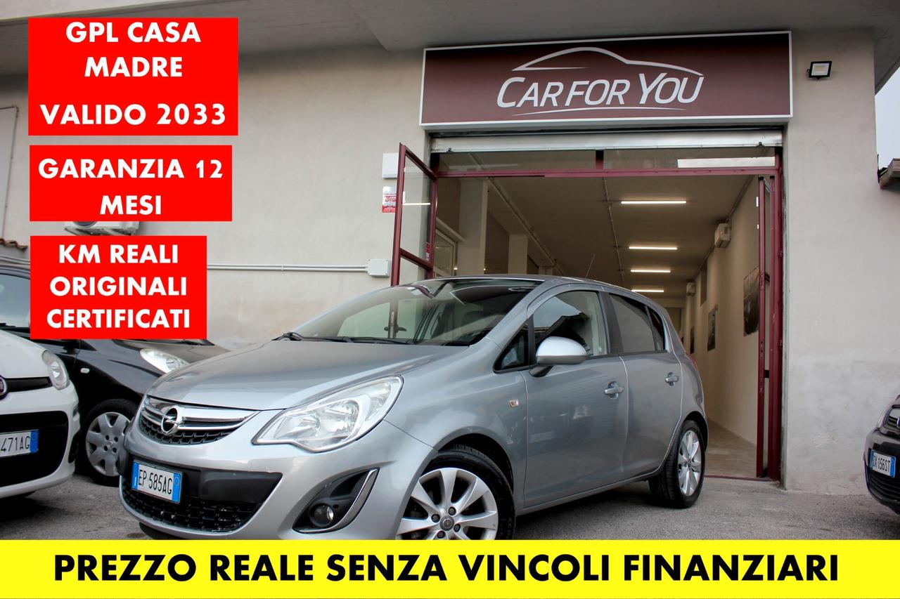 Opel Corsa *PREZZO REALE* 1.2 85 CV GPL CASA MADRE VALIDO FINO AL 2033 GARANZIA 12 MESI