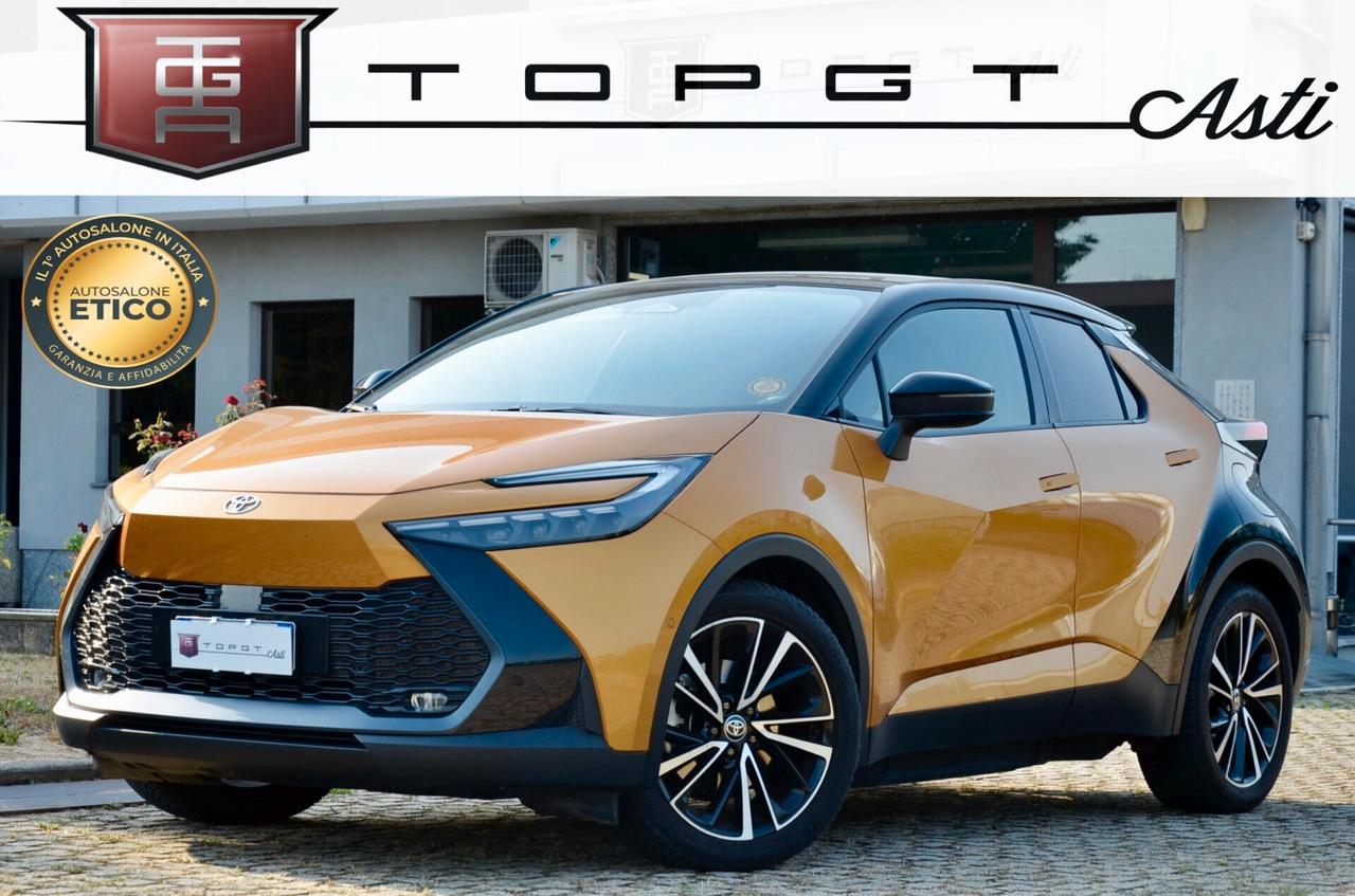 TOYOTA C-HR 2.0 PHEV PLUG-IN LOUNGE PREMIERE FWD 223cv E-CVT, UNICO UTILIZZATORE, EURO 6E, UFF ITALIANA, TETTO, HI-FI JBL, FARI LED, RETRO 360°, PERMUTE