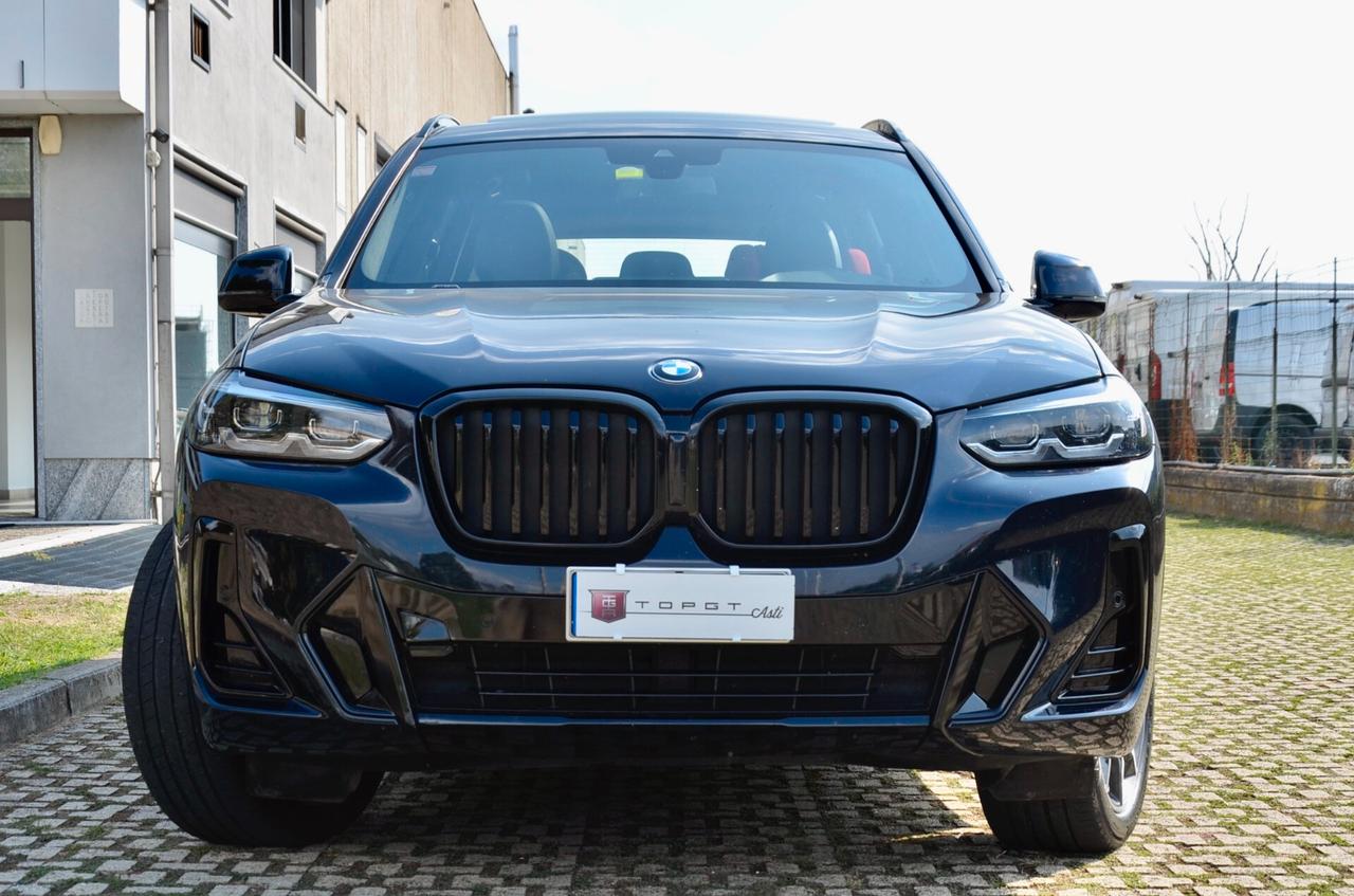 BMW X3 XDRIVE30d MHEV MILD HYBRID 48V MSPORT 249cv AUTO, GARANZIA BMW 3/2027, PACK SERVICE, UFF ITALIANA, EURO 6D, TETTO, FULL LED, RETROCAMERA, PERMUTE