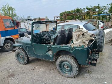 Jeep CJ-5 M 38 senza documenti motore smontato