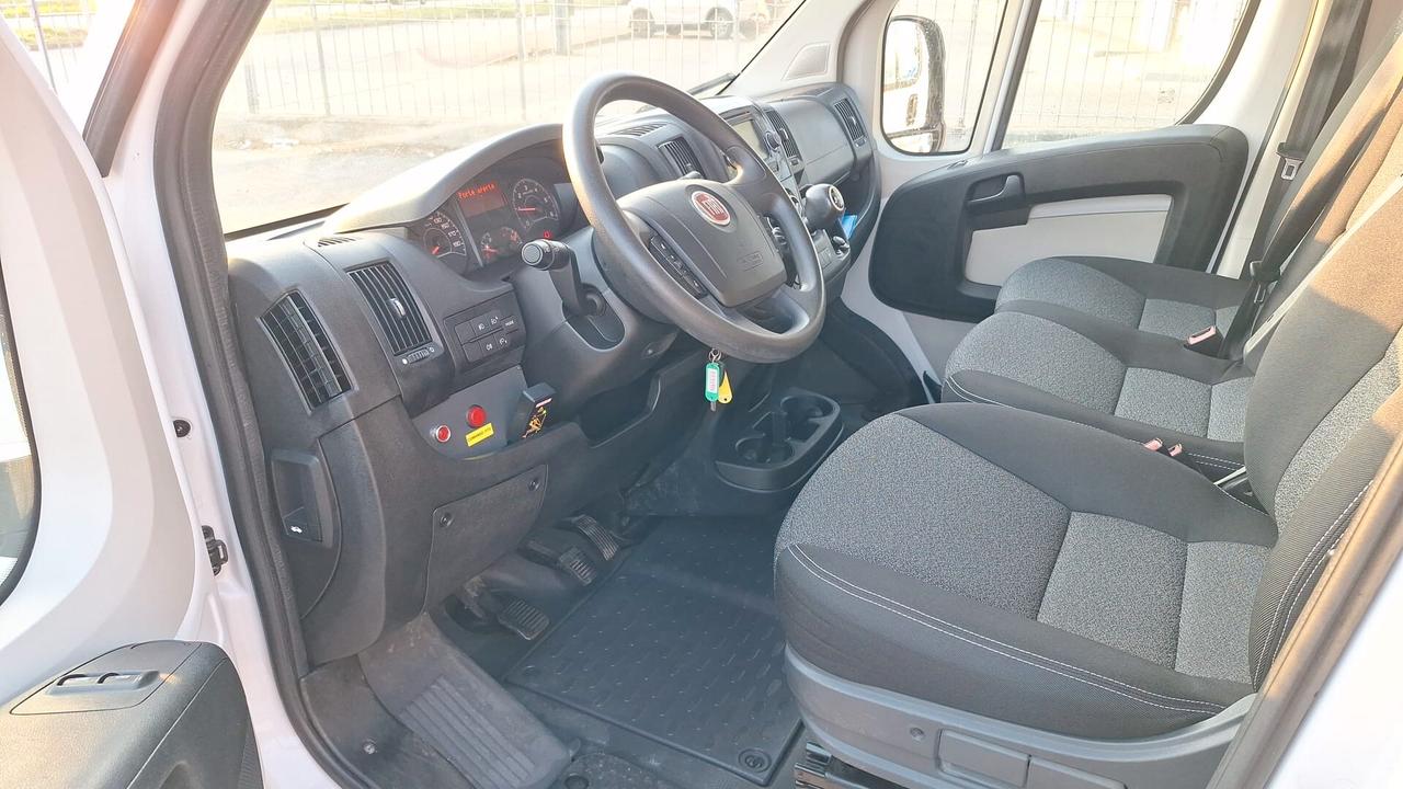 Fiat Ducato 35 2.3 MJT 130CV PLM-DC Cabinato CASSONE FISSO + GRU FASSI