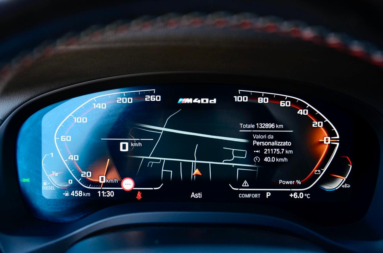 BMW X3 XDRIVE M40d MHEV 48V 340cv AUTO, GARANZIA UFF BMW, SERVICE BMW, UFF ITALIANA, TETTO, MBRAKES, FARI FULL LED, RETROCAMERA, 21", PERMUTE