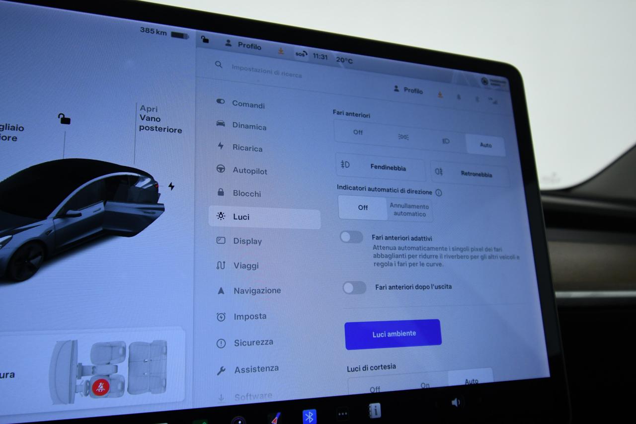 TESLA Model 3 Long Range Dual Motor awd ACC+PELLE+CAMERA+FULL LED