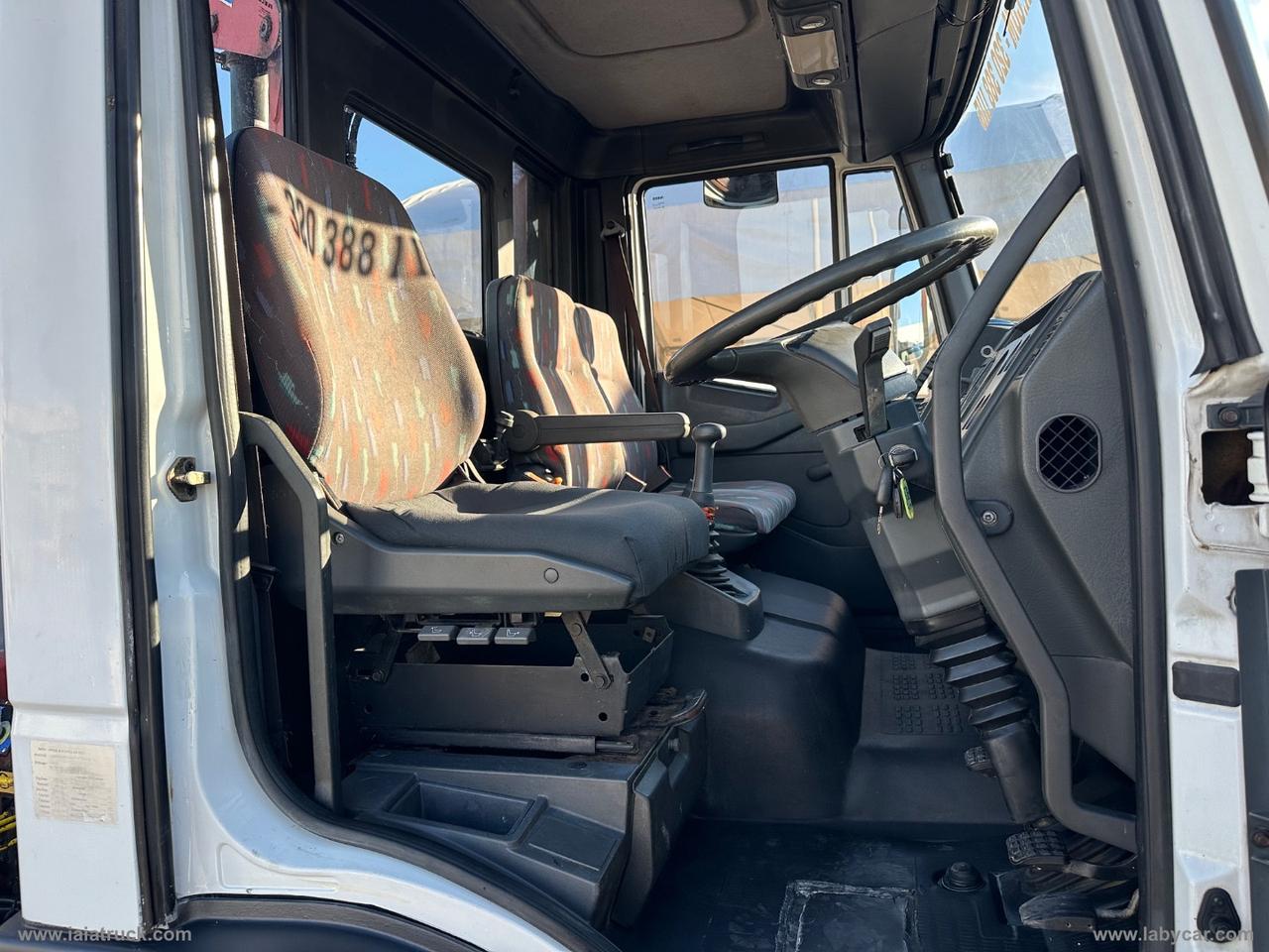 EUROCARGO TECTOR 75E15 RIBALTABILE CON GRU-PINZA ROTANTE