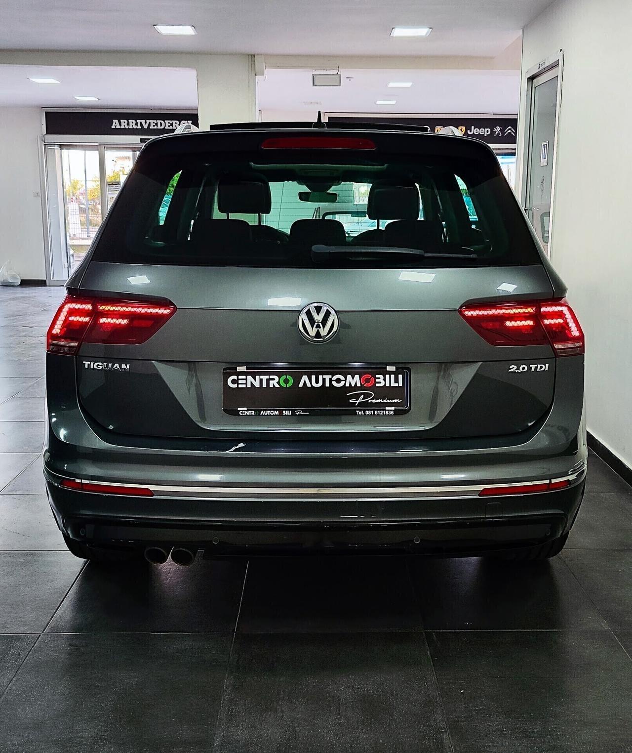Volkswagen Tiguan 2.0 TDI 150cv DSG RLINE TETTO UNICO PROPRIETARIO