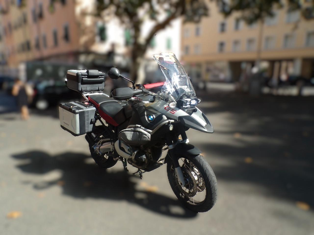 Bmw R 1200 GS Adventure DAKAR | TRIS BORSE ORIGINALI FARO ANT. A LED NAVI 4 FARETTI PROFONDITA'